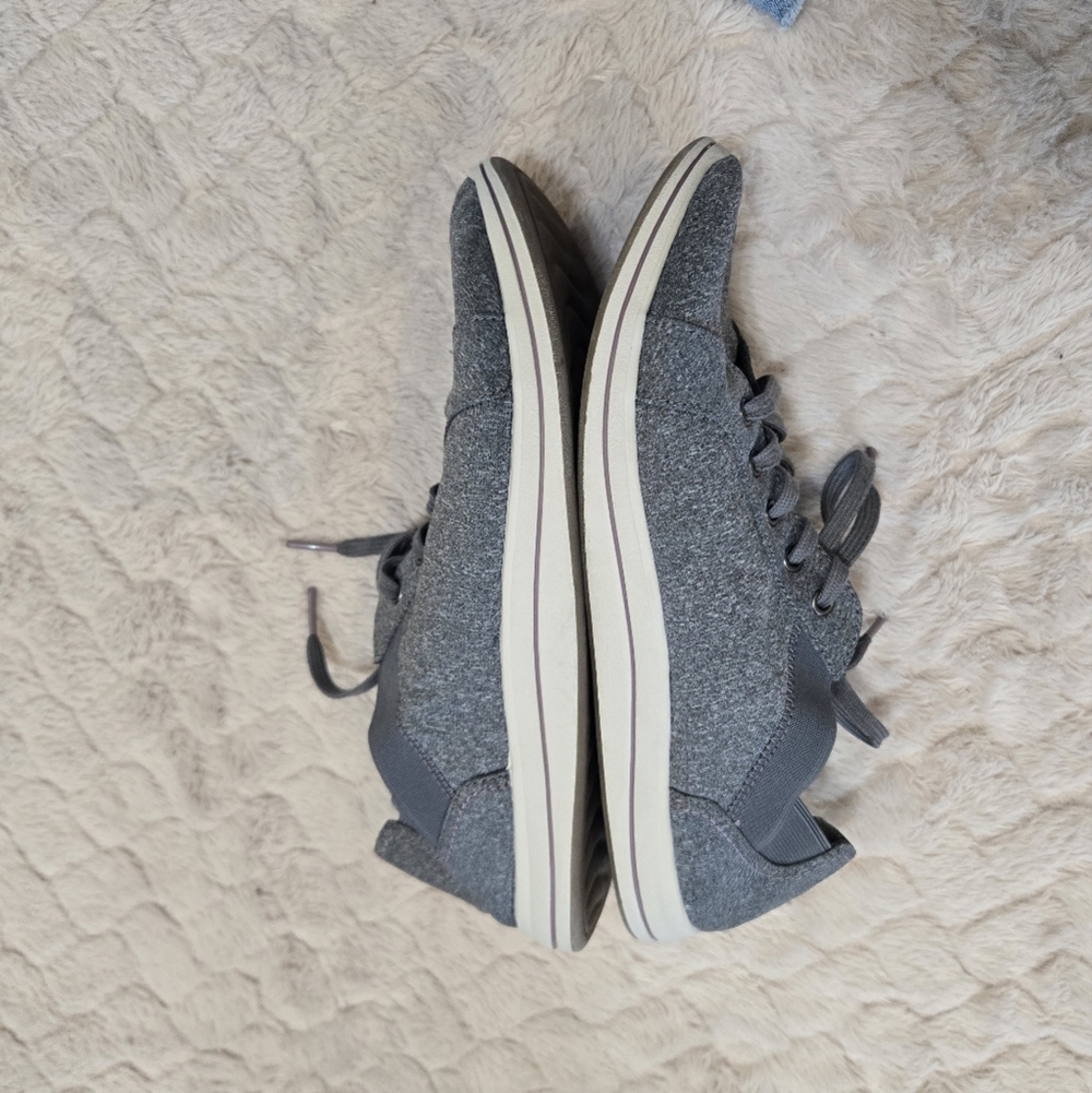 Cloudsteppers by Clarks Gray Casual Lace-up Sneakers, Size 9.5 - Picture 5 of 8